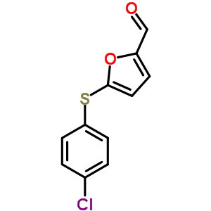 5-[(4-Chlorophenyl)sulfanyl]-2-furaldehyde Structure,39689-04-8Structure