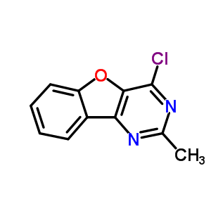 4-Chloro-2-methylbenzofuro<3,2-d>pyrimidine Structure,39786-40-8Structure