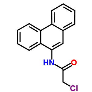 2-Chloro-n-phenanthren-9-yl-acetamide Structure,39787-98-9Structure