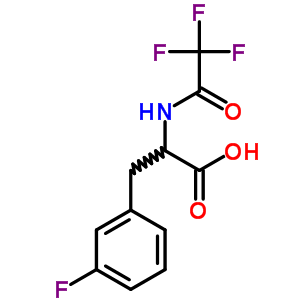 3-(3-Fluorophenyl)-2-[(2,2,2-trifluoroacetyl)amino]propanoic acid Structure,39801-55-3Structure