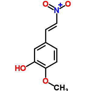 1-(3-Hydroxy-4-methoxyphenyl)-2-nitroethene Structure,39816-35-8Structure