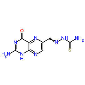 [(2-Amino-4-oxo-1h-pteridin-6-yl)methylideneamino]thiourea Structure,39909-08-5Structure