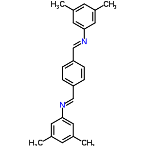 N-(3,5-dimethylphenyl)-1-[4-[(3,5-dimethylphenyl)iminomethyl]phenyl]methanimine Structure,39909-84-7Structure