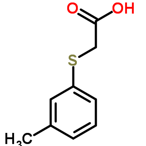 M-tolylsulfanyl-acetic acid Structure,3996-30-3Structure