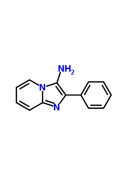 3-Amino-2-phenyl-imidazo(2-A)pyridine Structure,3999-29-9Structure