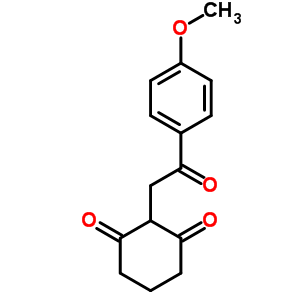 2-[2-(4-Methoxyphenyl)-2-oxoethyl ]-1,3-cyclohexanedione Structure,39992-64-8Structure