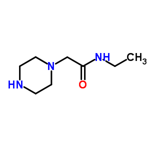 1-Piperazineacetamide,n-ethyl-(9ci) Structure,40004-11-3Structure