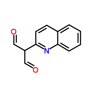 2-(2-喹啉)丙二醛結(jié)構(gòu)式_40070-84-6結(jié)構(gòu)式