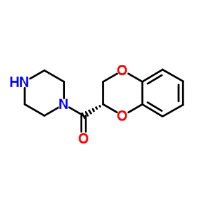 (S)-1,4-苯并二噁烷-2-羧基哌嗪結(jié)構(gòu)式_401941-54-6結(jié)構(gòu)式