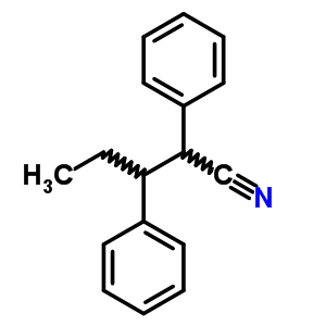 Benzenepropanenitrile, b-ethyl-a-phenyl- Structure,40232-60-8Structure