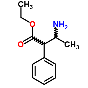 Benzeneacetic acid, a-(1-aminoethyl)-, ethyl ester Structure,40233-81-6Structure