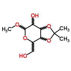 Methyl 3,4-O-Isopropylidene-alpha-D-Galactopyranoside Structure,40269-01-0Structure