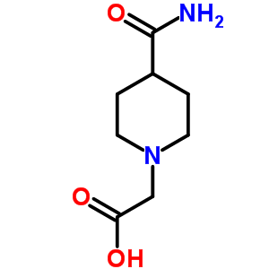 (4-Carbamoyl-piperidin-1-yl)-acetic acid Structure,40479-21-8Structure