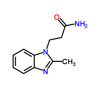 3-(2-Methylbenzoimidazol-1-yl)propanamide Structure,40508-01-8Structure