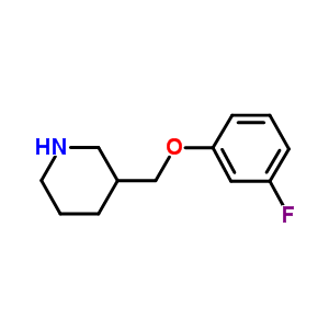 3-[(3-Fluorophenoxy)methyl]piperidine hydrochloride Structure,405090-68-8Structure