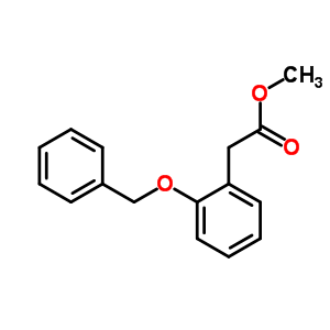 Methyl 2-(phenylmethoxy)-benzeneacetate Structure,40525-65-3Structure