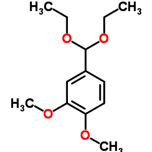 Benzene,4-(diethoxymethyl)-1,2-dimethoxy- Structure,40527-43-3Structure