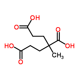 3-Methylpentane-1,3,5-tricarboxylicacid Structure,40530-20-9Structure