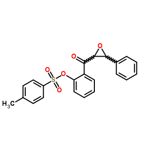 [2-(4-Methylphenyl)sulfonyloxyphenyl]-(3-phenyloxiran-2-yl)methanone Structure,40583-98-0Structure