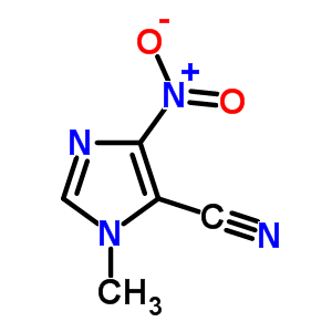 1-Methyl-4-nitroimidazole-5-carbonitrile Structure,40648-96-2Structure