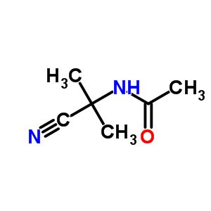 N-(1-cyano-1-methylethyl)acetamide Structure,40652-06-0Structure