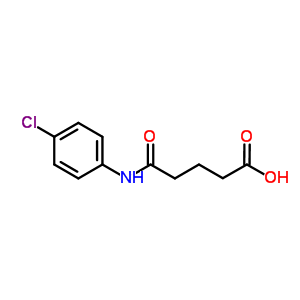 5-[(4-Chlorophenyl)amino]-5-oxopentanoic acid Structure,40828-92-0Structure