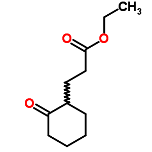 3-(2-氧代環(huán)己基)丙酸乙酯結(jié)構(gòu)式_4095-02-7結(jié)構(gòu)式