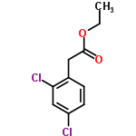 2,4-二氯苯乙酸乙酯結(jié)構(gòu)式_41022-54-2結(jié)構(gòu)式