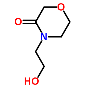 4-(2-Hydroxyethyl)morpholin-3-one Structure,41036-01-5Structure