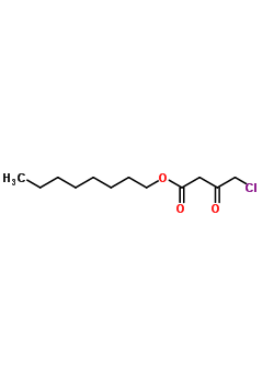 N-octyl 4-chloroacetoacetate Structure,41051-21-2Structure