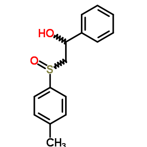 2-(4-Methylphenyl)sulfinyl-1-phenyl-ethanol Structure,41103-87-1Structure