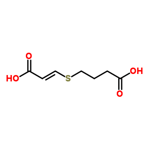 4-(2-Carboxyethenylsulfanyl)butanoic acid Structure,41108-57-0Structure