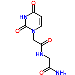 2-[[2-(2,4-Dioxopyrimidin-1-yl)acetyl]amino]acetamide Structure,4113-85-3Structure