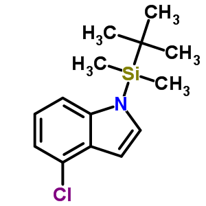 1H-Indole, 4-chloro-1-[(1,1-dimethylethyl)dimethylsilyl]- Structure,412048-45-4Structure