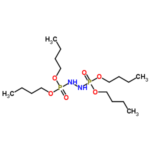 1,2-Bis(dibutoxyphosphoryl)hydrazine Structure,4133-70-4Structure