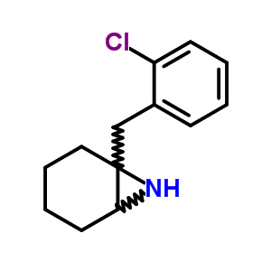 7-Azabicyclo[4.1.0]heptane,1-[(2-chlorophenyl)methyl]- Structure,41338-60-7Structure