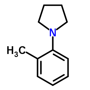 1-(2-Methylphenyl)pyrrolidine Structure,41378-30-7Structure