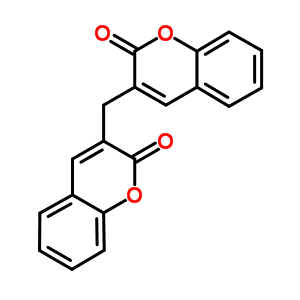 3-[(2-氧代色烯-3-基)甲基]色烯-2-酮結構式_4139-69-9結構式