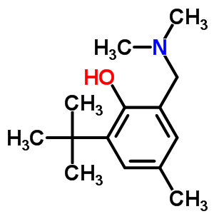 2-(Tert-butyl)-6-[(dimethylamino)methyl]-4-methylbenzenol Structure,4142-59-0Structure