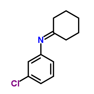 Benzenamine, 3-chloro-n-cyclohexylidene- Structure,41464-95-3Structure