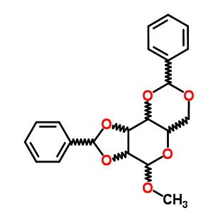 Methyl-2,3:4,6-Di-O-Benzylidine-D-Mannopyranoside Structure,4148-71-4Structure