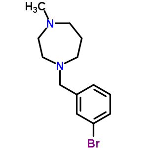 1-(3-Bromobenzyl)-4-methylperhydro-1,4-diazepine Structure,414885-80-6Structure