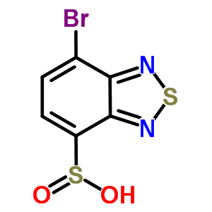 7-Bromo-2,1,3-benzothiadiazole-4-sulfinic acid Structure,41512-07-6Structure