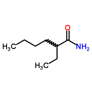 2-乙基己酰胺結(jié)構(gòu)式_4164-92-5結(jié)構(gòu)式