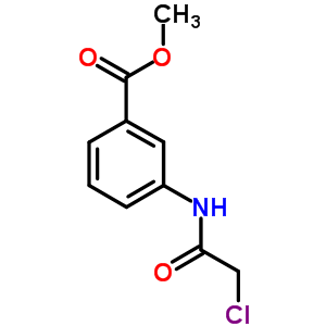 Methyl 3-[(chloroacetyl)amino]benzoate Structure,41653-05-8Structure