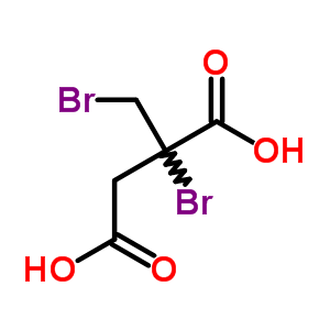 Butanedioic acid, 2-bromo-2-(bromomethyl)- Structure,4167-06-0Structure