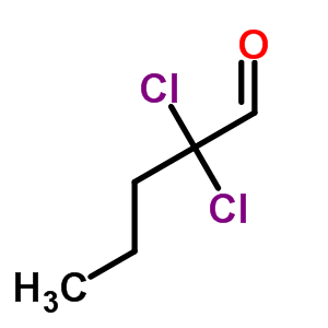 2,2-Dichloropentanal Structure,41718-50-7Structure