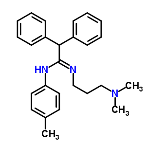 N-(3-dimethylaminopropyl)-n-(4-methylphenyl)-2,2-diphenyl-ethanimidamide Structure,4172-73-0Structure