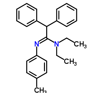 N,n-diethyl-n-(4-methylphenyl)-2,2-diphenyl-ethanimidamide Structure,4172-89-8Structure