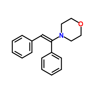 Morpholine,4-[(1z)-1,2-diphenylethenyl]- Structure,4176-68-5Structure